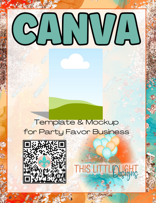 Pop Rocks Candy Wrap l Template and Mockup for Canva | Digital Download