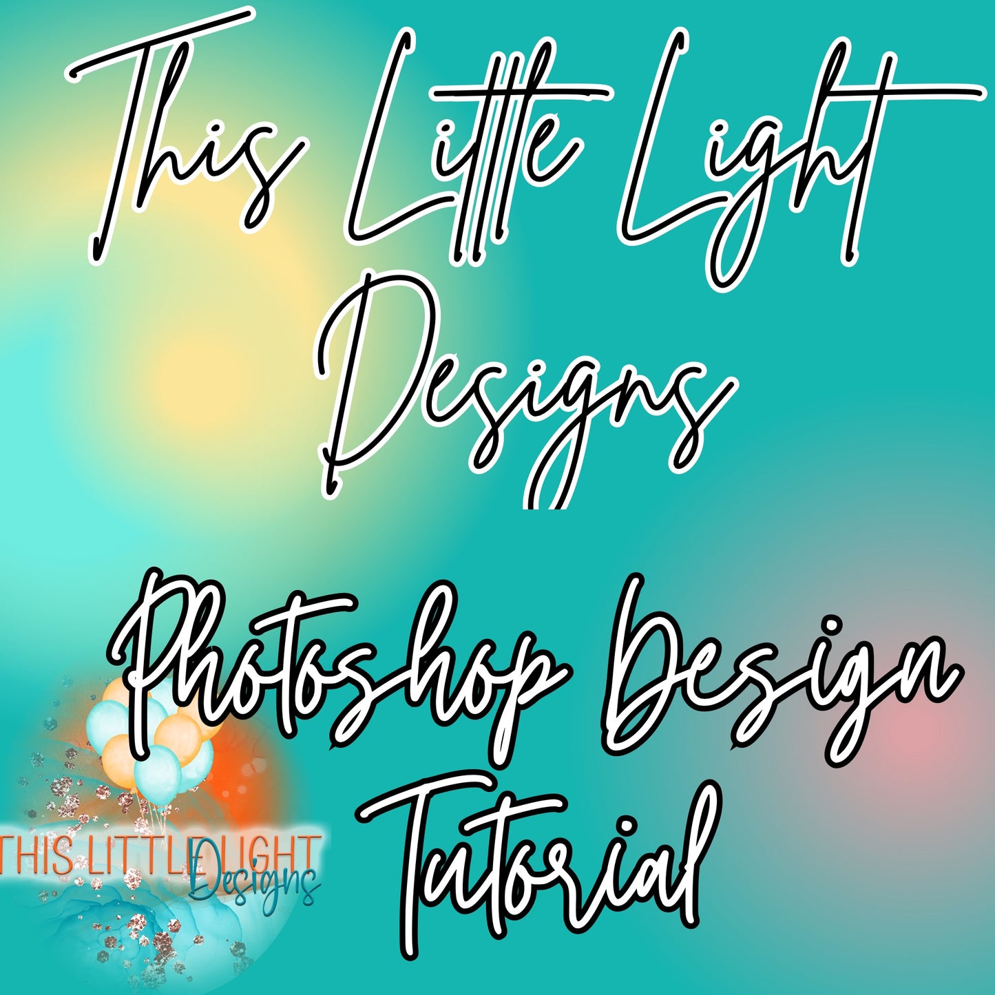 Photoshop Design Beginners Tutorial | Learn How to Design Party Favors In Photoshop | Digital Download